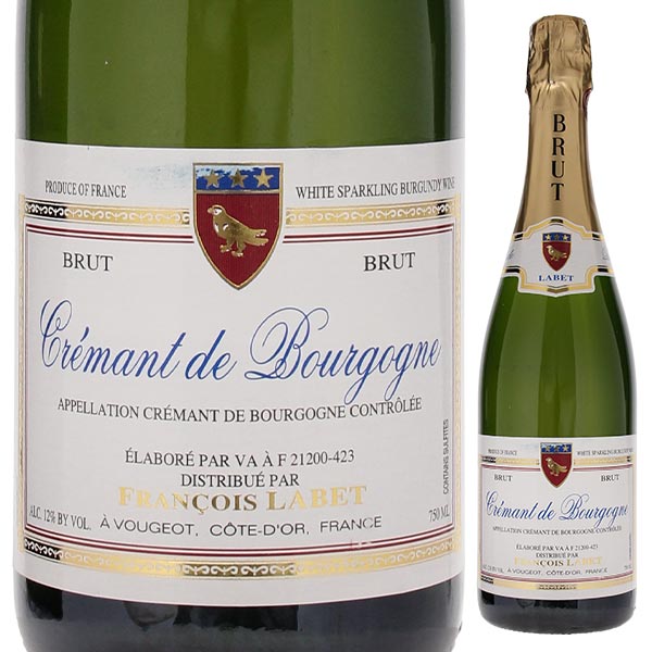 クレマン ドゥ ブルゴーニュ ブリュット NV メゾン フランソワ ラベ 750ml  [発泡白]