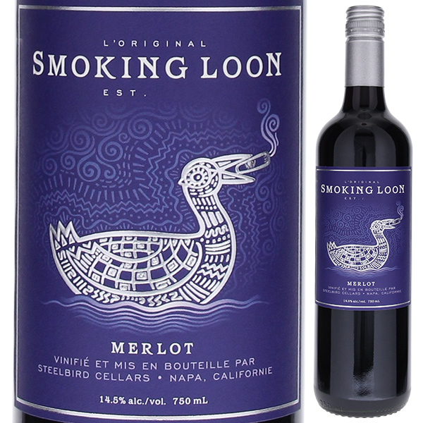 スモーキング ルーン メルロ カリフォルニア NV ドン セバスチャーニ ＆サンズ 750ml  [赤] スクリューキャップ