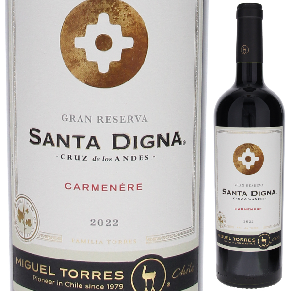サンタ ディグナ カルメネール グラン レゼルヴァ 2022 ミゲル トーレス チリ 750ml  [赤]