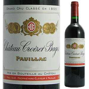 トスカニー イタリアワイン専門店 / シャトー クロワゼ バージュ 2004 750ml [赤] Chateau Croizet-Bages  Chateau Croizet-Bages