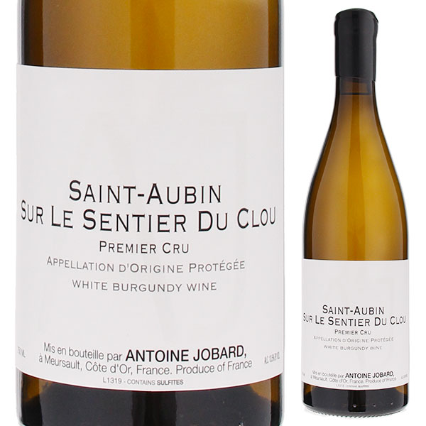 サン トーバン プルミエ クリュ シュール ル サンティエ デュ クルー 2022 アントワンヌ ジョバール 750ml  [白]