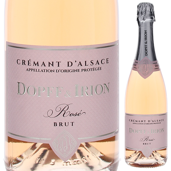 クレマン ダルザス ロゼ ブリュット NV ドップ エ イリオン 750ml  [発泡ロゼ]