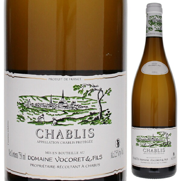 シャブリ 2023 ドメーヌ ヴォコレ エ フィス 750ml  [白]