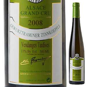 500ml ゲヴュルツトラミネール グラン クリュ ツィンコッフレ ヴァンダンジュ タルディブ 2015 エリック ロマンジェ  [白]