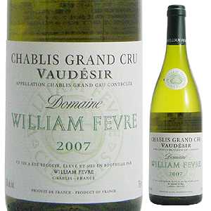 シャブリ グラン クリュ ヴォーデジール 2023 ドメーヌ ウィリアム フェーヴル 750ml  [白]