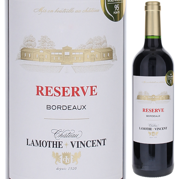 シャトー ラモット ヴァンサン レゼルヴ 2022 750ml  [赤]