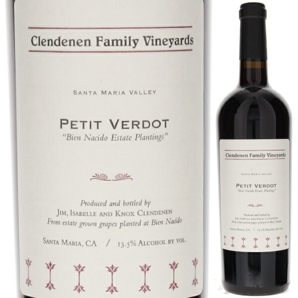 プティ ヴェルド サンタ マリア ヴァレー 2018 クレンデネン ファミリー 750ml  [赤]