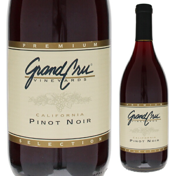 ピノ ノワール カリフォルニア NV グラン クリュ ヴィンヤーズ 750ml  [赤]