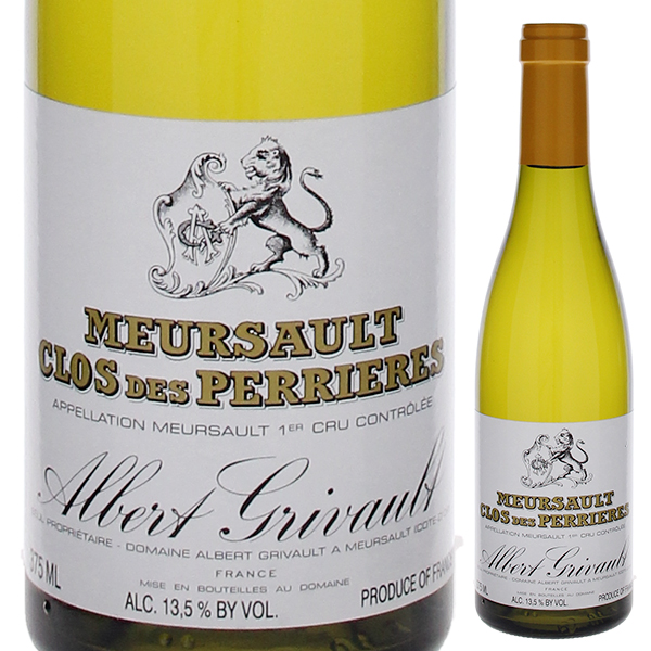 [375ml]ムルソー プルミエ クリュ クロ デ ペリエール （モノポール） 2023 アルベール グリヴォ [白] [ハーフボトル]