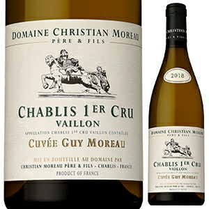 シャブリ プルミエ クリュ ヴァイヨン キュヴェ ギィ モロー 2023 ドメーヌ クリスチャン モロー 750ml  [白]