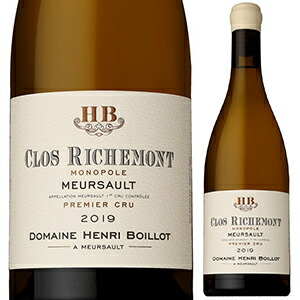 ムルソー プルミエ クリュ クロ リシュモン 2022 ドメーヌ アンリ ボワイヨ 750ml  [白]