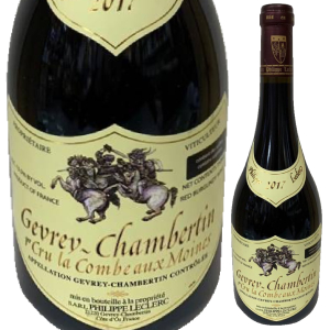 ジュヴレ シャンベルタン プルミエ クリュ ラ コンブ オ モワンヌ 2017 フィリップ ルクレール 750ml  [赤]