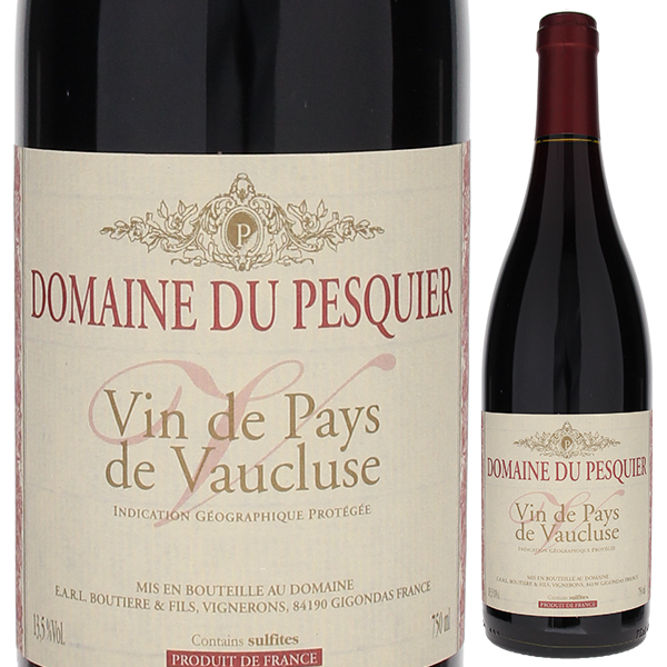 ヴァン ド ペイ ド ヴォークリューズ ルージュ 2024 ドメーヌ デュ ペスキエ 750ml  [赤]