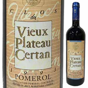 トスカニー イタリアワイン専門店 / クロ デュ ヴィユー プラトー セルタン 1993 750ml [赤] Clos du Vieux Plateau  Certan Clos Du Vieux Plateau Certan