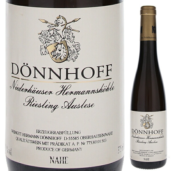 [375ml]PT ニーダーホイザー ヘルマンスヘーレ リースリング アウスレーゼ ゴールドカプセル 2003 デンホフ [白] [ハーフボトル]