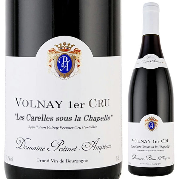 ヴォルネイ プルミエ クリュ カレル ス ラ シャペル 2015 ドメーヌ ポティネ アンポー 750ml  [赤]