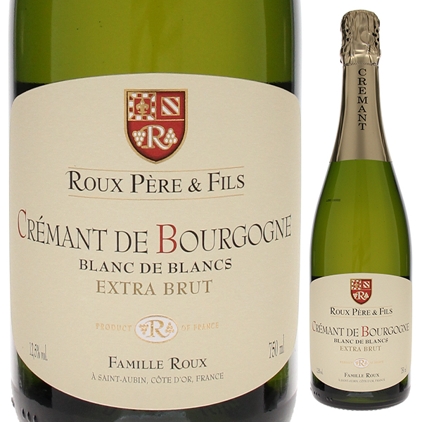 トスカニー イタリアワイン専門店 / クレマン ド ブルゴーニュ ブラン ド ブラン エクストラ ブリュット NV ドメーヌ ルー ペール エ フィス  750ml [発泡白] Cremant de Bourgogne Blanc de Blancs Extra Brut Domaine Roux  Pere et Fils