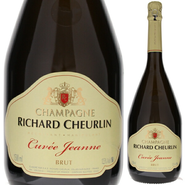 ブリュット キュヴェ ジャンヌ 2015 リシャール シュルラン 1500ml  [発泡白] [マグナム・大容量] 自然派