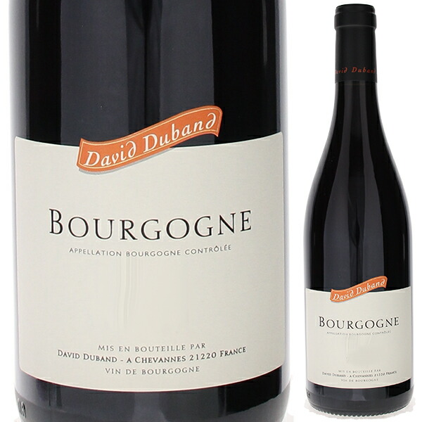 ブルゴーニュ ルージュ 2022 ドメーヌ ダヴィド デュバン 750ml  [赤]
