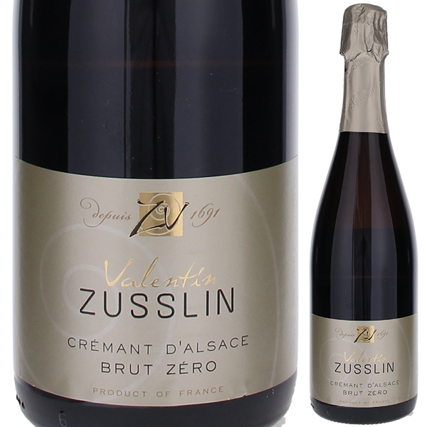 クレマン ダルザス ブリュット ゼロ サン スフル 2019 ヴァランタン チュスラン 750ml  [発泡白] 自然派