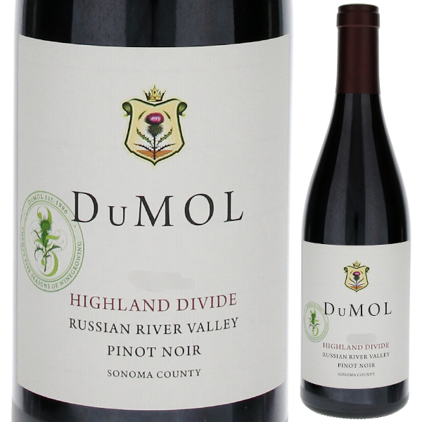 ピノ ノワール ハイランド ディヴァイド ロシアンリヴァーヴァレー 2020 デュモル 750ml  [赤]