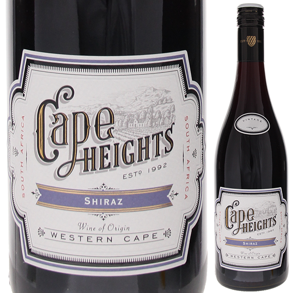 ケープ ハイツ シラーズ 2022 ブティノ サウスアフリカ 750ml  [赤] サステナブル農法 スクリューキャップ