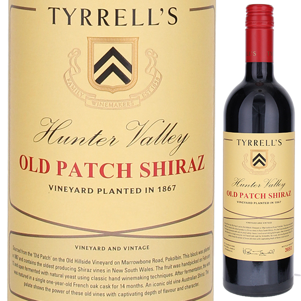 オールド パッチ シラーズ 2021 ティレルズ 750ml  [赤] スクリューキャップ