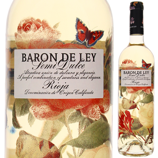 ブランコ セミドゥルセ フラワーボトル 2024 バロン デ レイ 750ml  [白]