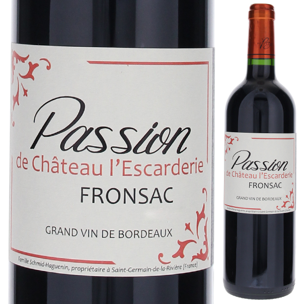 パスィヨン ド シャトー レスカドリー 2019 750ml  [赤]