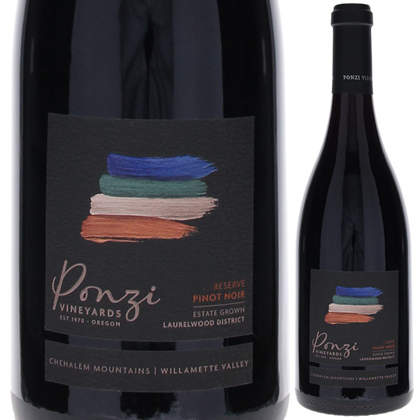 ピノ ノワール リザーヴ エステート グロウン ローレルウッド ディストリクト ウィラメット ヴァレー 2018 ポンジー ヴィンヤーズ 750ml  [赤]