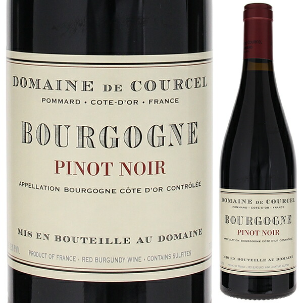ブルゴーニュ ピノ ノワール 2021 ドメーヌ ド クールセル 750ml  [赤]
