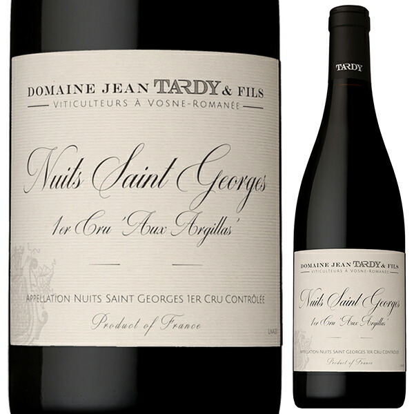 ニュイ サン ジョルジュ プルミエ クリュ オー ザルジラ 2020 ドメーヌ ジャン タルディ エ フィス 750ml  [赤]