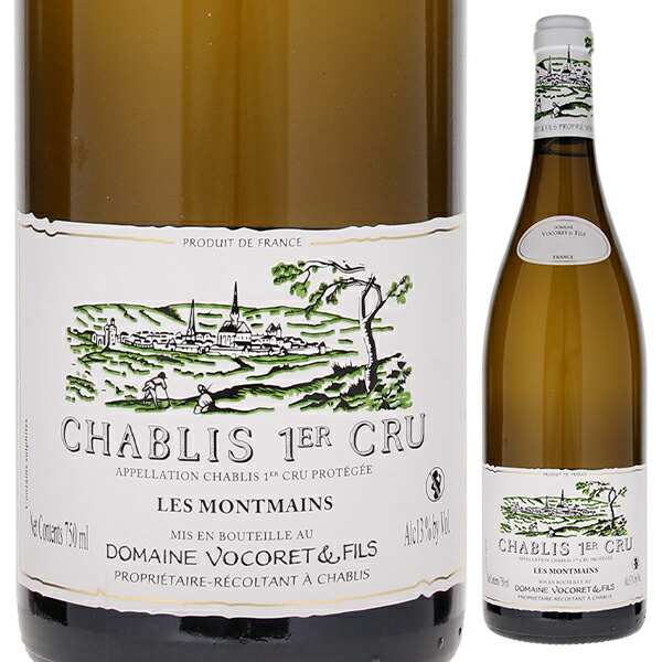 シャブリ プルミエ クリュ モンマン 2022 ドメーヌ ヴォコレ エ フィス 750ml  [白]