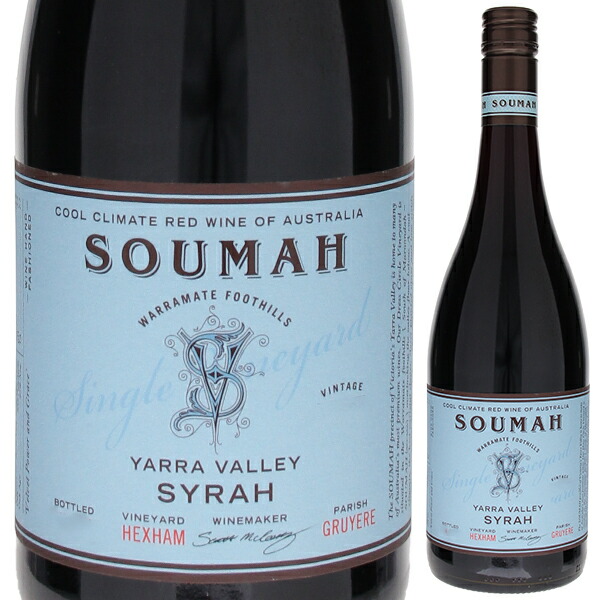 ソウマ シラー ヘキサム ヴィンヤード 2024 ソウマ 750ml  [赤]