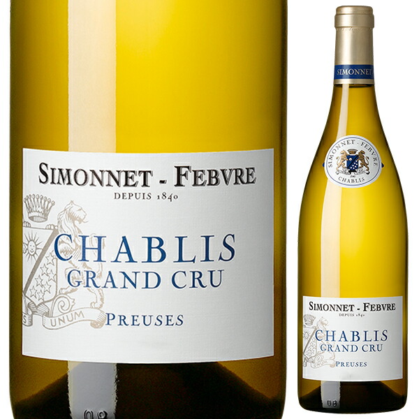シャブリ グラン クリュ レ プリューズ 2023 シモネ フェブル 750ml  [白]