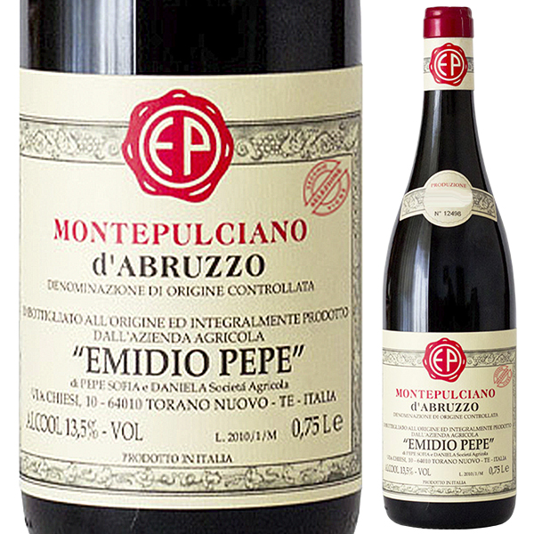 モンテプルチアーノ ダブルッツォ セレツィオーネ ヴェッキエ ヴィーニェ 2015 エミディオ ペペ 750ml  [赤]