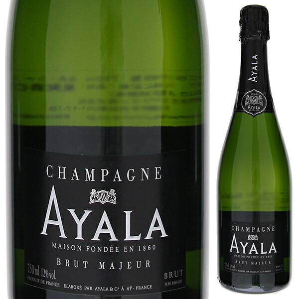 [ギフトボックス入り]シャンパーニュ ブリュット マジュール NV アヤラ 750ml  [発泡白]