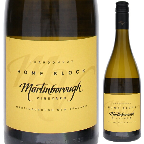 マーティンボロー ホーム ブロック シャルドネ 2022 マーティンボロー ヴィンヤード 750ml  [白]