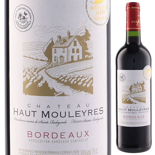 シャトー オー ムールイエール 2023 750ml  [赤] サステナブル農法