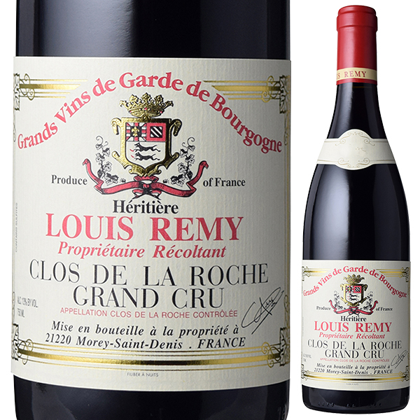 クロ ド ラ ロッシュ グラン クリュ 2001 ドメーヌ ルイ レミー 750ml  [赤] リュット レゾネ
