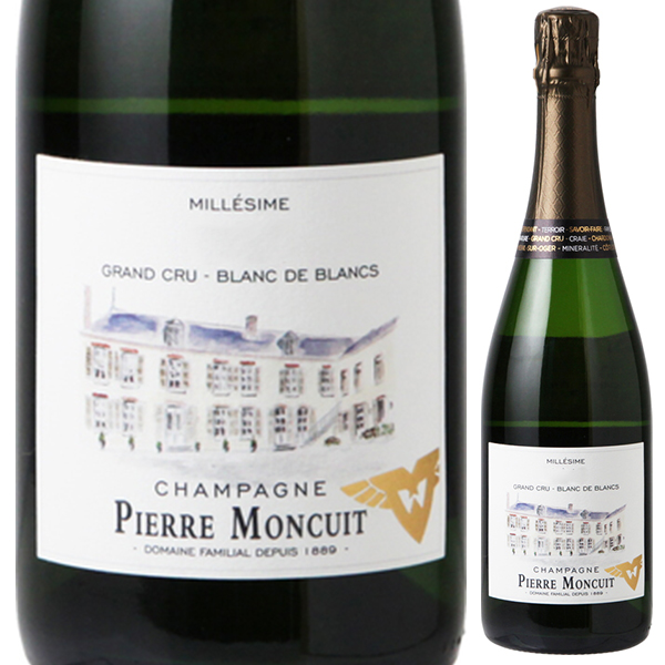 シャンパーニュ エクストラ ブリュット ブラン ドゥ ブラン グラン クリュ キュヴェ ミレジメ 2014 ピエール モンキュイ 750ml  [発泡白]