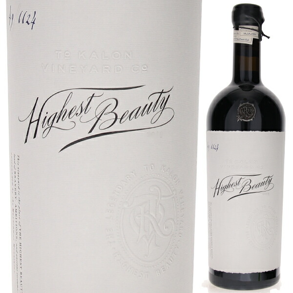 ハイエスト ビューティ カベルネ ソーヴィニヨン 2021 ト カロン ヴィンヤード カンパニー 750ml  [赤]