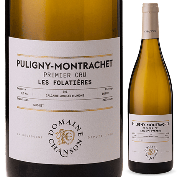 ピュリニー モンラッシェ プルミエ クリュ レ フォラティエール 2023 ドメーヌ シャンソン 750ml  [白]