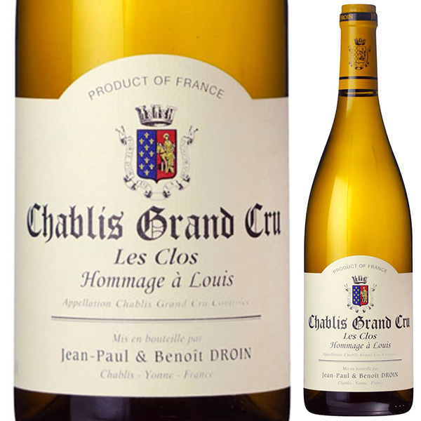 シャブリ グラン クリュ レ クロ オマージュ ア ルイ 2023 ジャン ポール エ ブノワ ドロワン 750ml  [白]