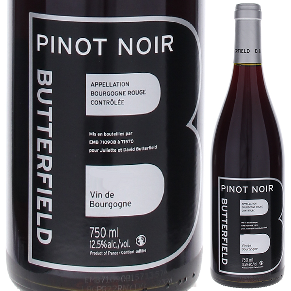 ブルゴーニュ ピノ ノワール 2023 バターフィールド 750ml  [赤]