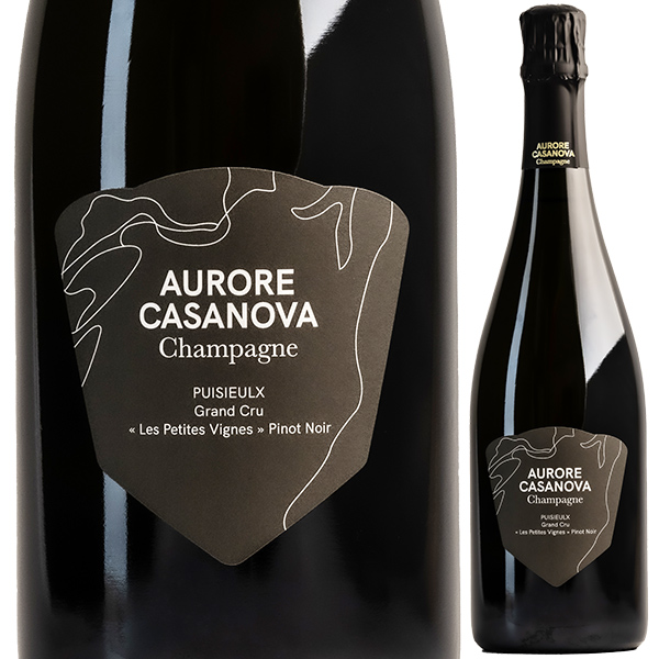 ピュイジュー グラン クリュ ピノ ノワール  レ プティット ヴィーニュ NV オーロール カサノヴァ 750ml  [発泡白]