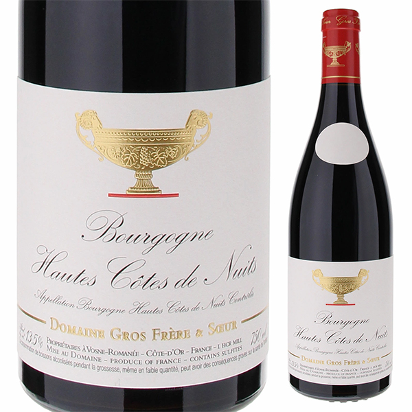 ブルゴーニュ オート コート ド ニュイ ルージュ 2023 ドメーヌ グロ フレール エ スール 750ml  [赤]