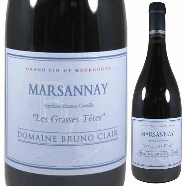 マルサネ ルージュ レ グラス テット 2022 ブリュノ クレール 750ml  [赤] リュット・レゾネ