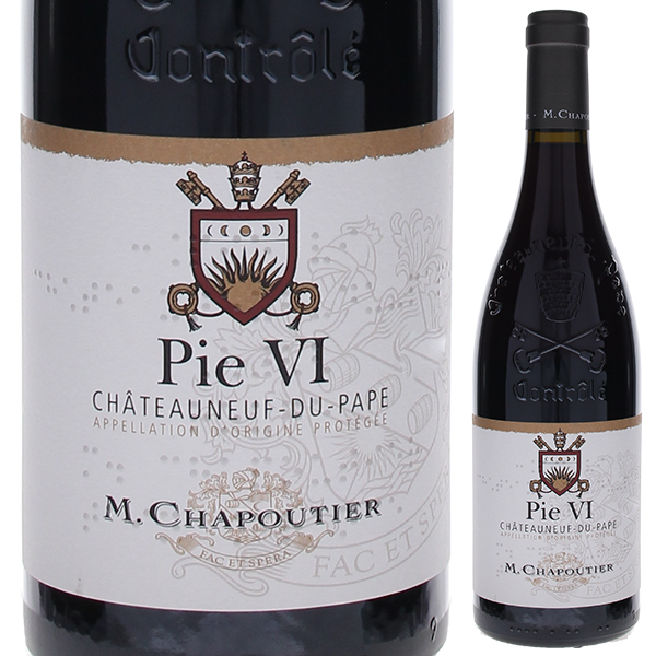 シャトーヌフ デュ パプ ルージュ ピ シス 2022 M.シャプティエ 750ml  [赤]