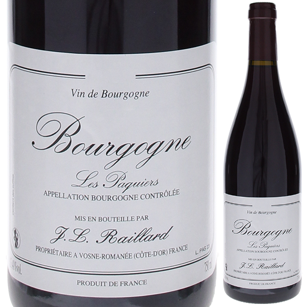 ブルゴーニュ　レ パキエ 2023 ジャン ルイ ライヤール 750ml  [赤]